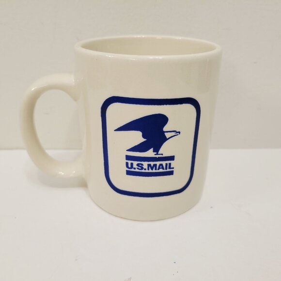 Vtg US Mail On The Right Track MSC Train Accident Free Kalamazoo MI Coffee Mug - Picture 2 of 4